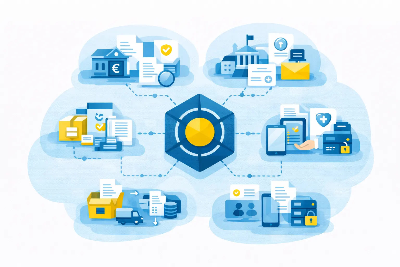 Document workflow automation by sector