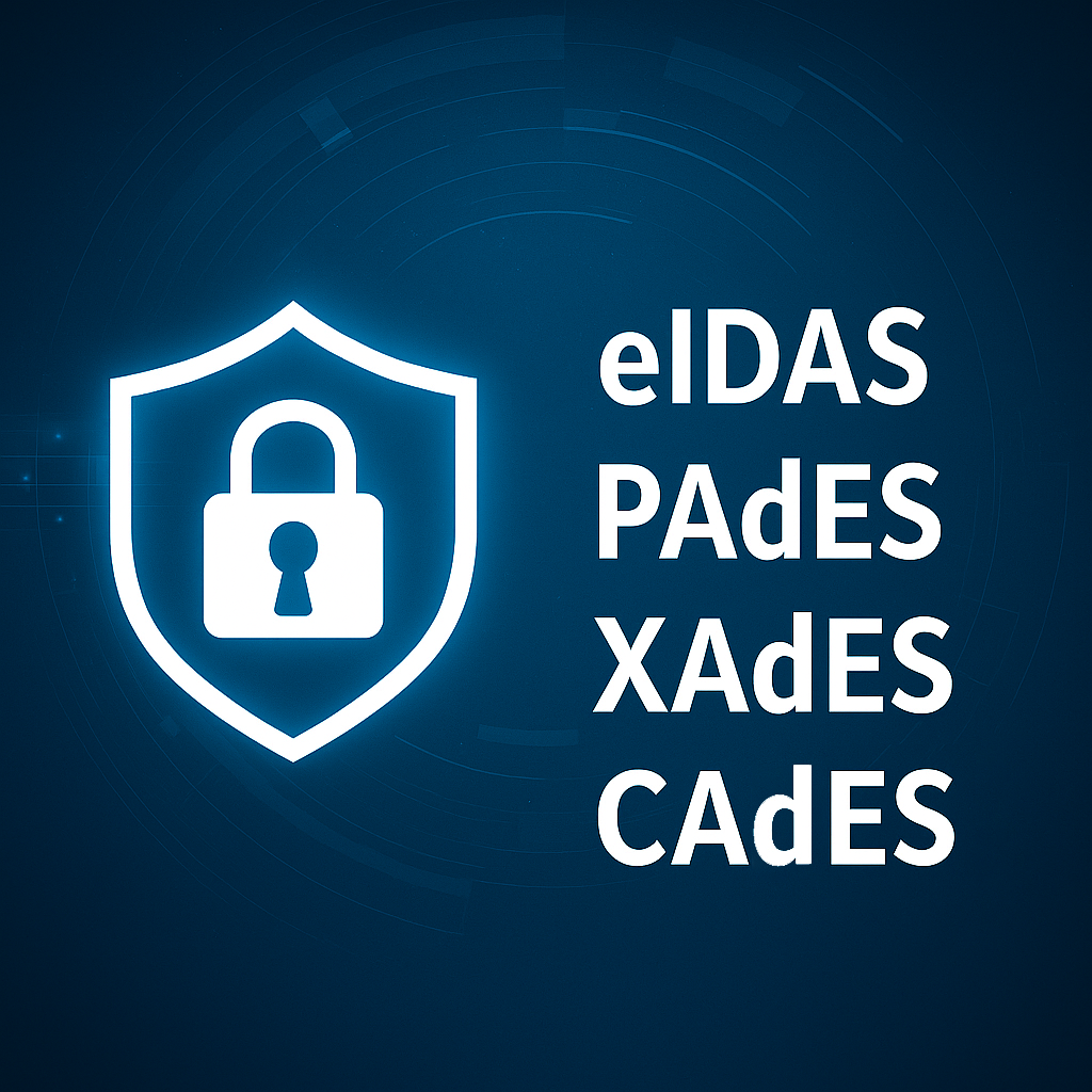 Eidas signature électronique&nbsp;: formats pades, xades, cades
